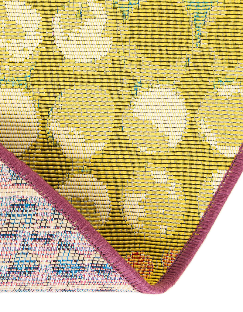 Urban Terrace Collection Area Rug - Atrium Round Multi lifestyle 9