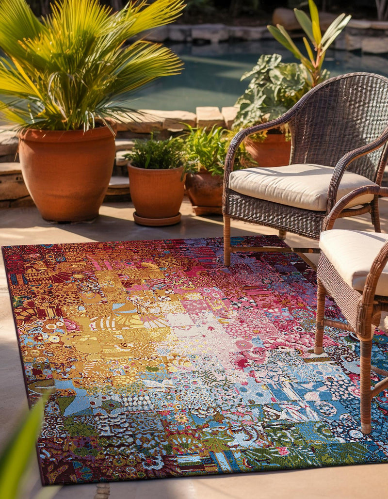 Urban Terrace Collection Area Rug - Terrace Rectangle Multi Main
