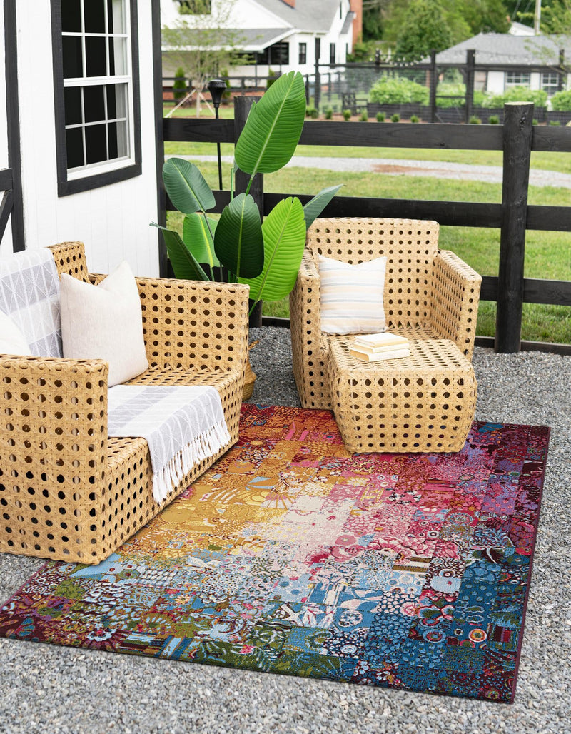 Urban Terrace Collection Area Rug - Terrace Rectangle Multi lifestyle 5