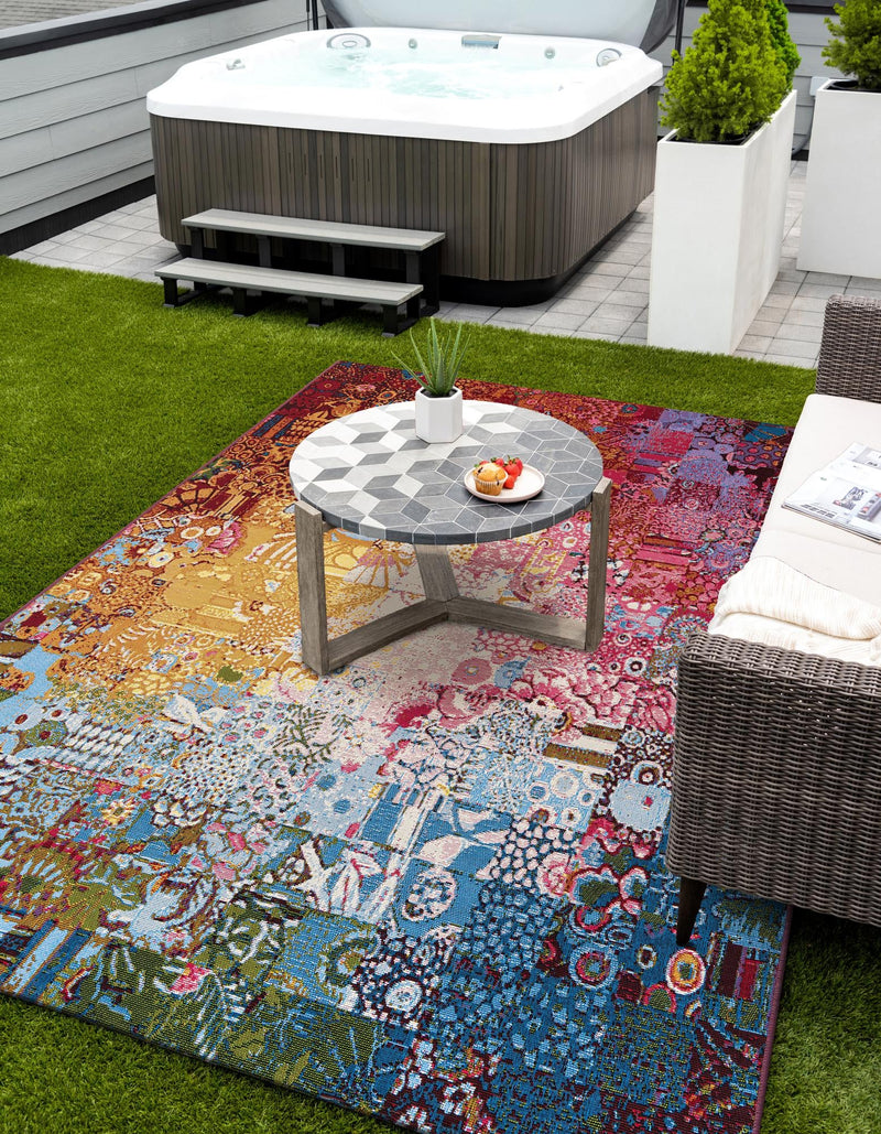 Urban Terrace Collection Area Rug - Terrace Rectangle Multi lifestyle 7