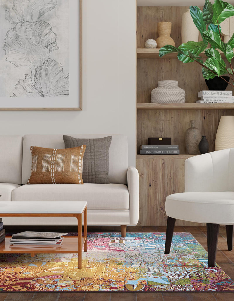 Urban Terrace Collection Area Rug - Terrace Rectangle Multi lifestyle 8