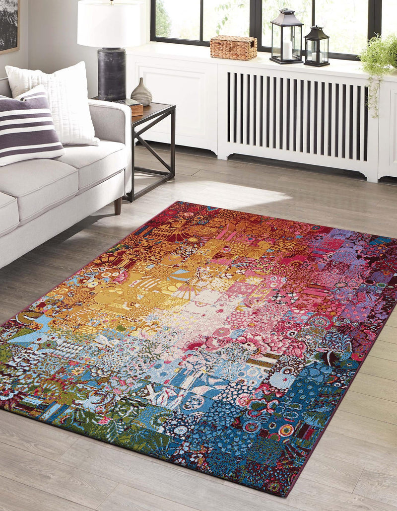 Urban Terrace Collection Area Rug - Terrace Rectangle Multi lifestyle 10