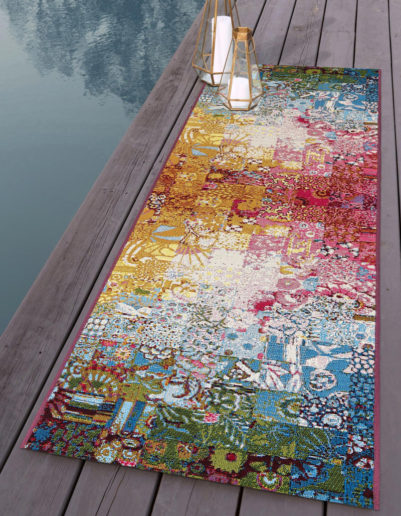 Urban Terrace Collection Area Rug - Terrace Runner Multi lifestyle 26