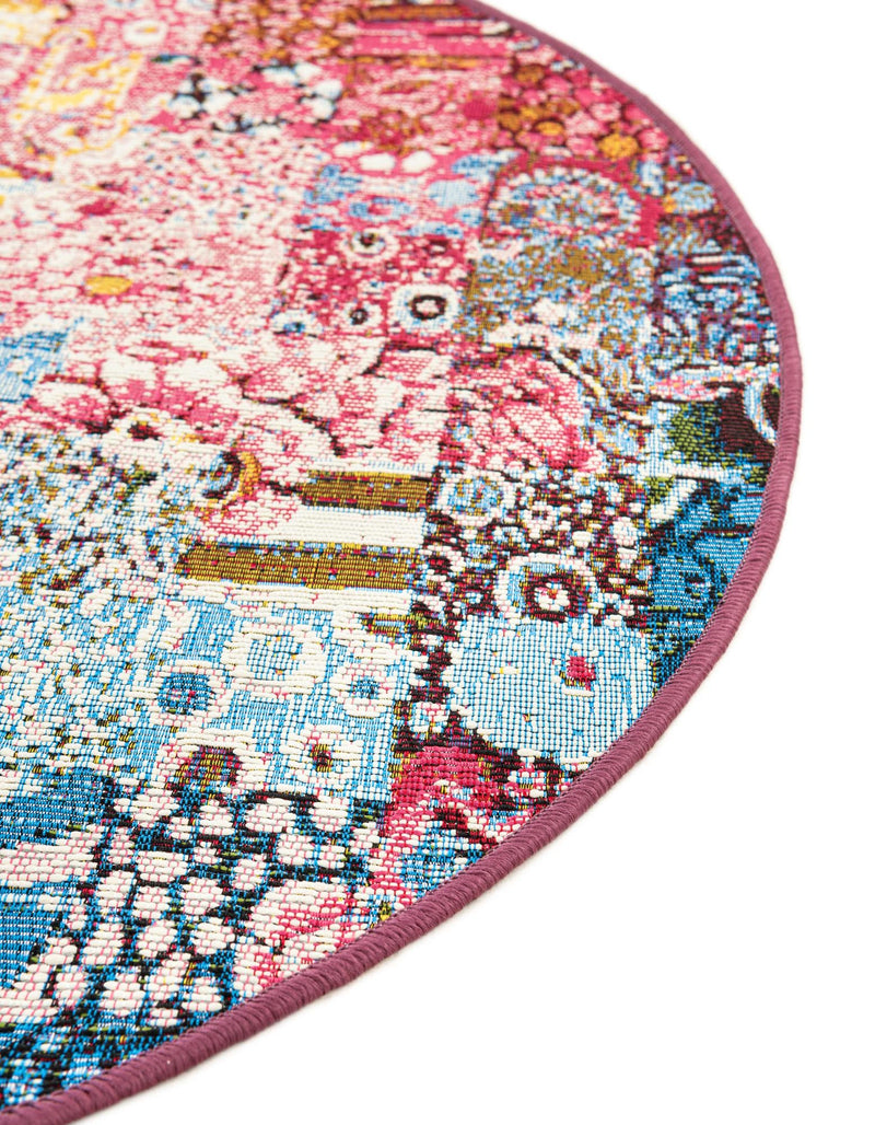 Urban Terrace Collection Area Rug - Terrace Round Multi lifestyle 25