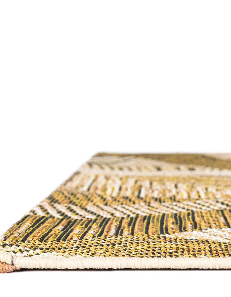 Seaside Blooms Collection Area Rug - Nantucket Rectangle Brown and Beige lifestyle 5