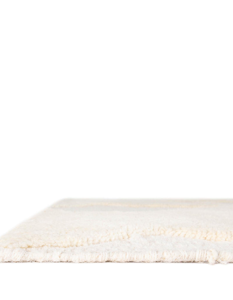 Trellis Wool Collection Area Rug - Vineyard Runner Ivory lifestyle 9