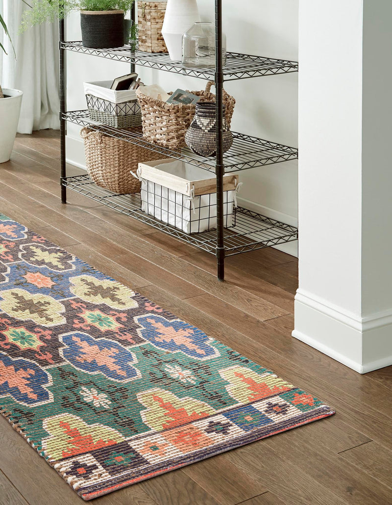 Savannah Threads Collection Area Rug - Greenwich Runner Multi lifestyle 20