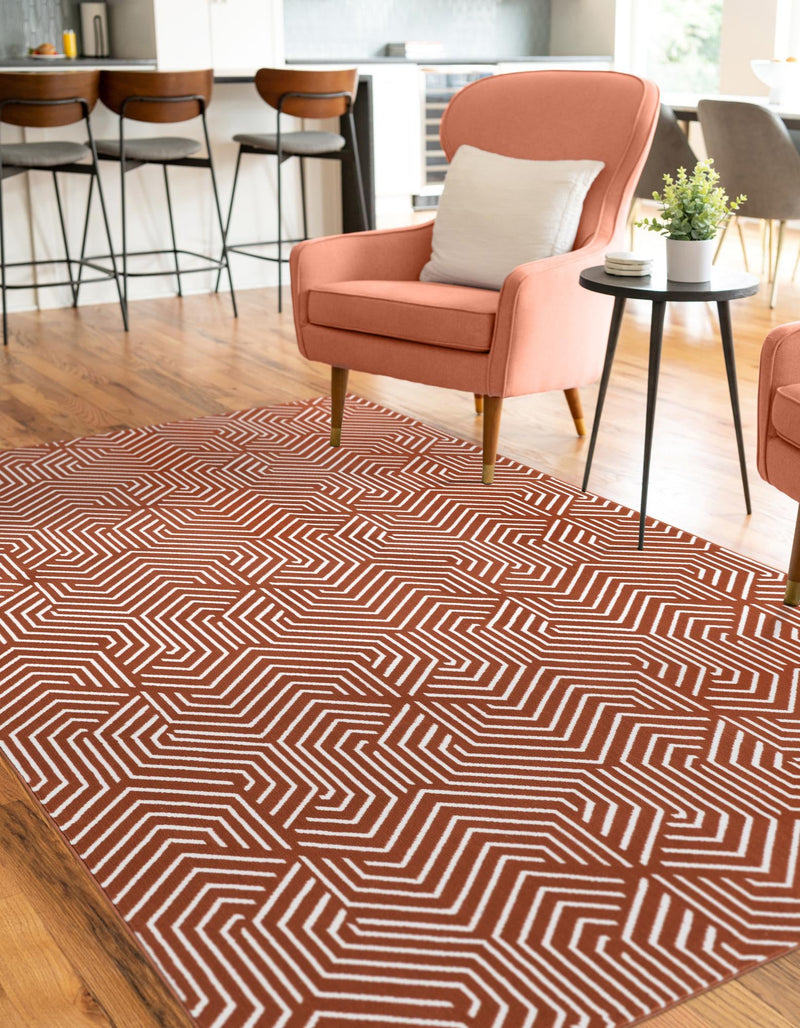 Aravalli Collection Area Rug - Udaipur Rectangle Dusty Pink lifestyle 4