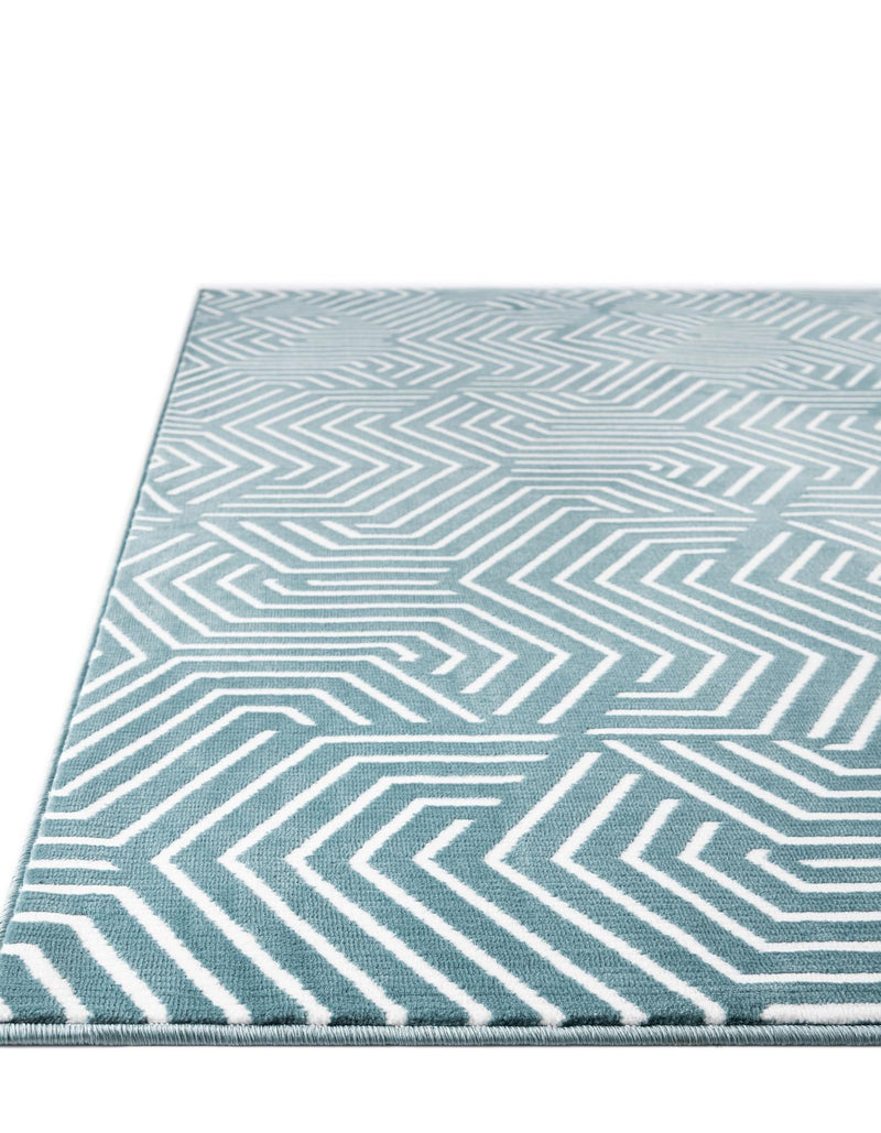 Aravalli Collection Area Rug - Udaipur Rectangle Aegean Blue lifestyle 51