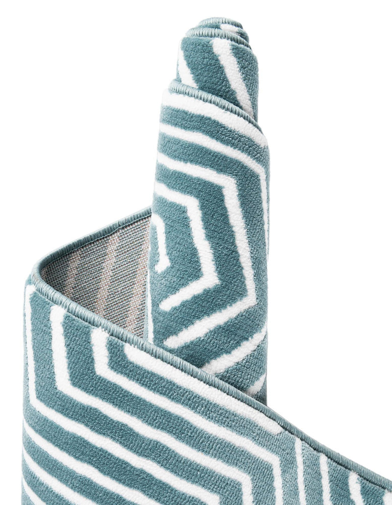 Aravalli Collection Area Rug - Udaipur Rectangle Aegean Blue lifestyle 79