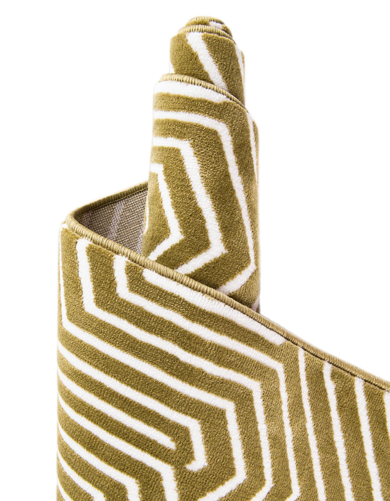 Aravalli Collection Area Rug - Udaipur Rectangle Olive Green lifestyle 84
