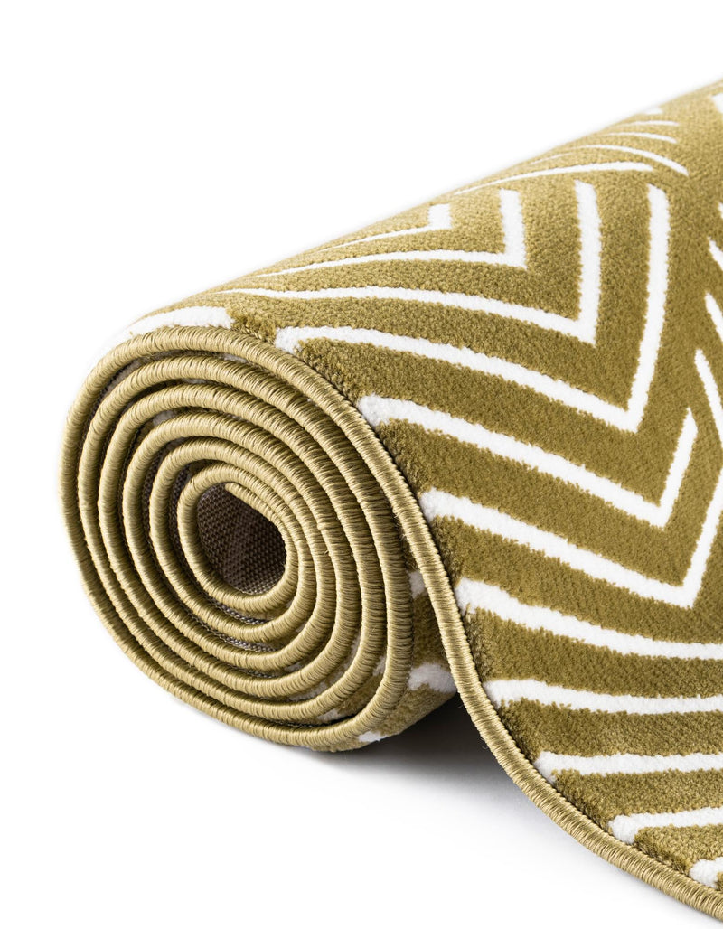 Aravalli Collection Area Rug - Udaipur Rectangle Olive Green lifestyle 91
