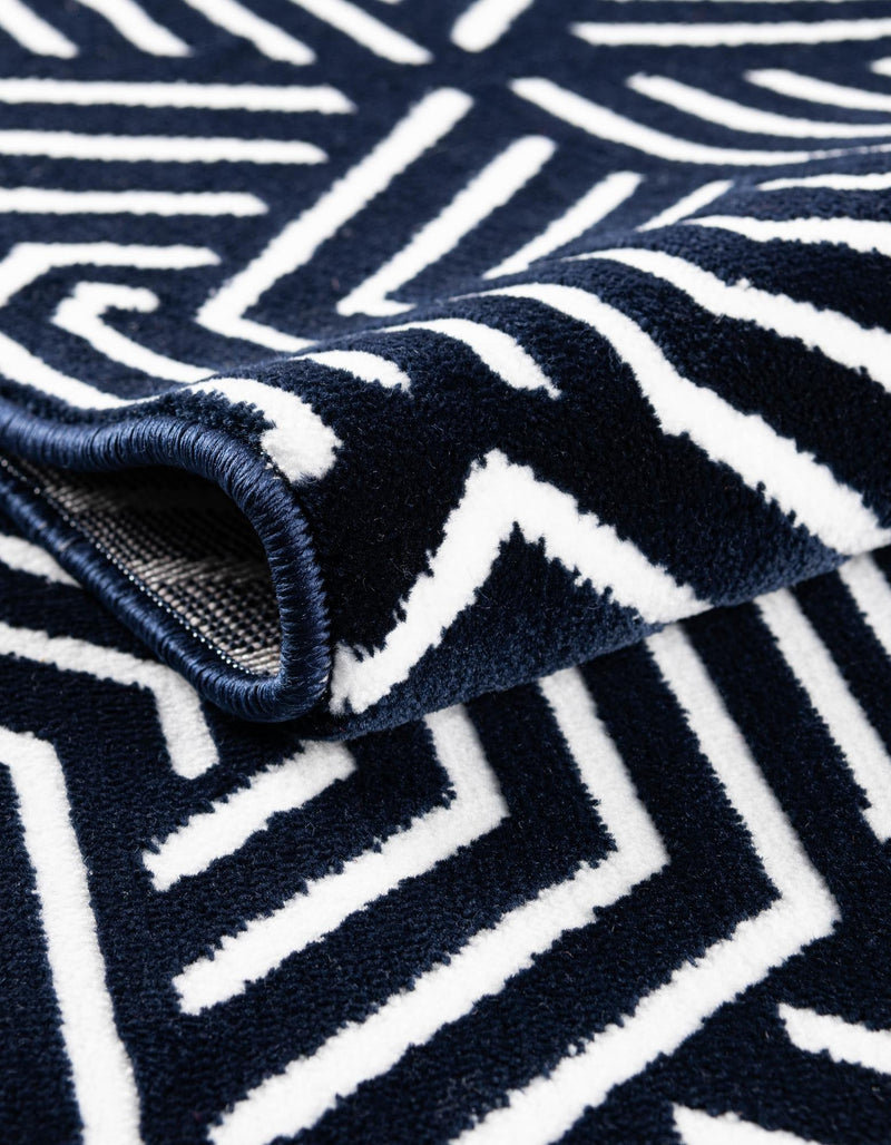 Aravalli Collection Area Rug - Udaipur Rectangle Midnight Blue lifestyle 48