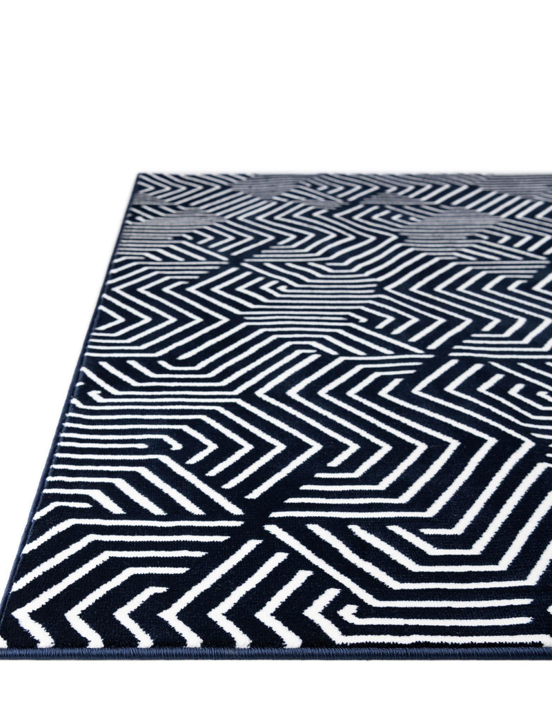 Aravalli Collection Area Rug - Udaipur Rectangle Midnight Blue lifestyle 55