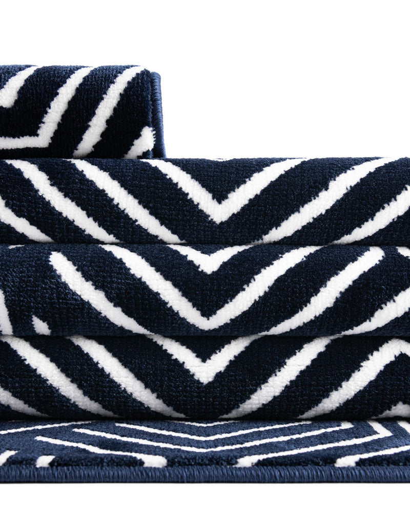 Aravalli Collection Area Rug - Udaipur Rectangle Midnight Blue lifestyle 104
