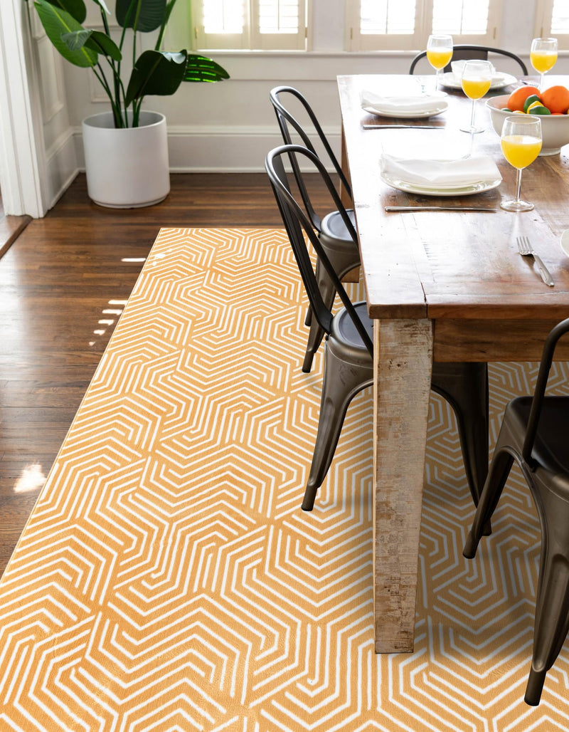 Aravalli Collection Area Rug - Udaipur Rectangle Yellow lifestyle 22