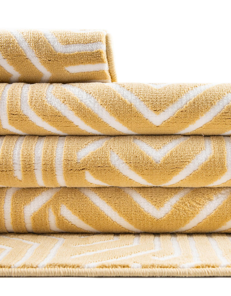 Aravalli Collection Area Rug - Udaipur Rectangle Yellow lifestyle 106
