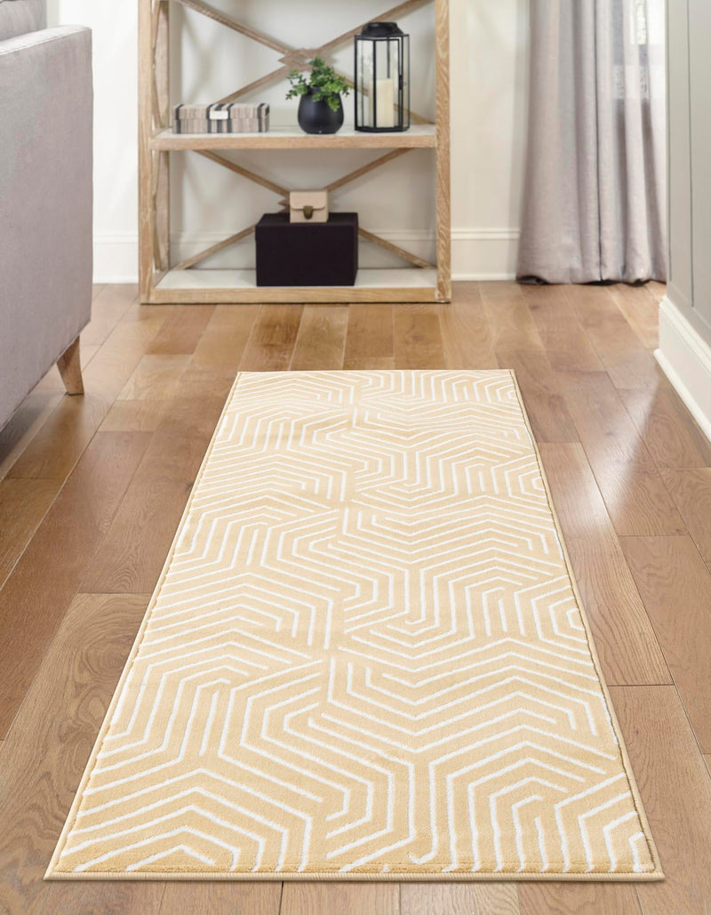 Aravalli Collection Area Rug - Udaipur Runner Yellow lifestyle 109