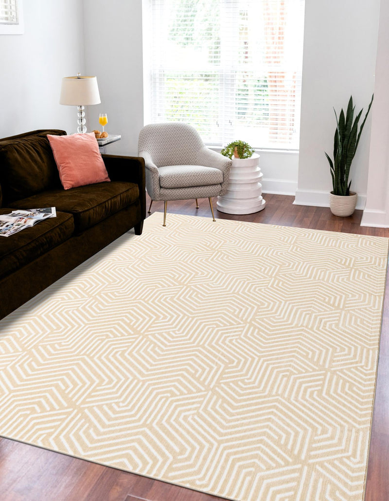 Aravalli Collection Area Rug - Udaipur Rectangle Ivory White lifestyle 5