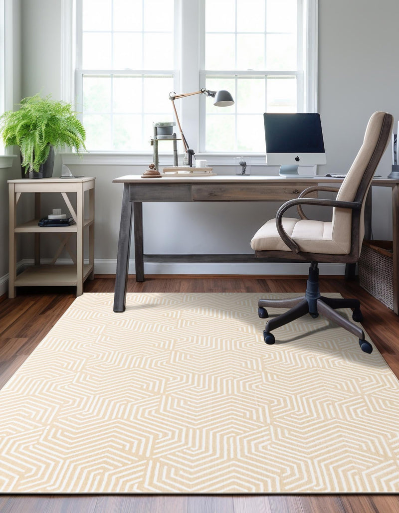 Aravalli Collection Area Rug - Udaipur Rectangle Ivory White lifestyle 12