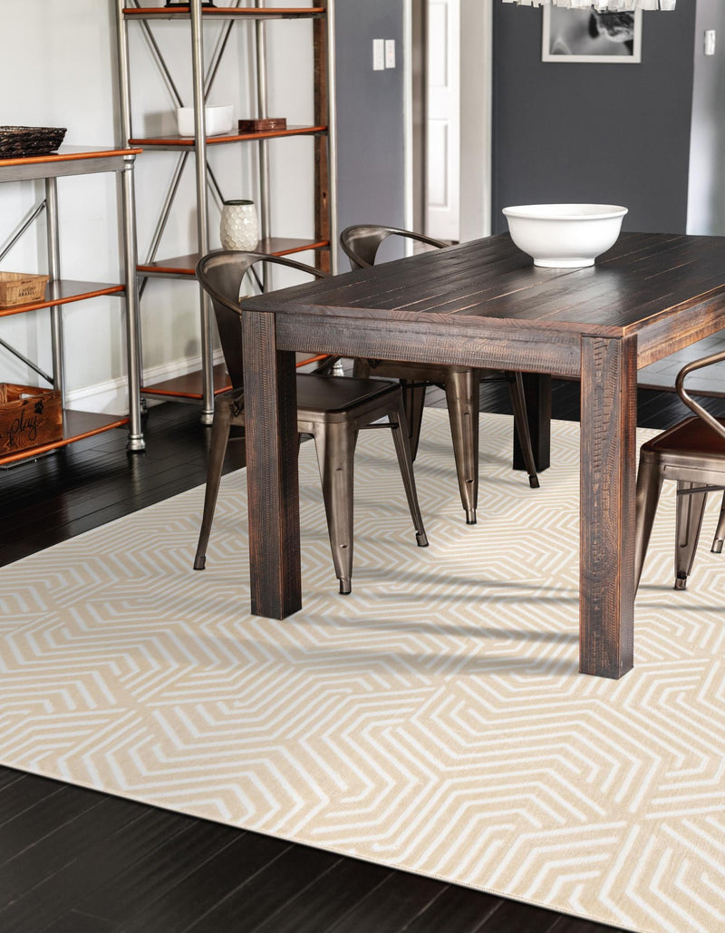 Aravalli Collection Area Rug - Udaipur Rectangle Ivory White lifestyle 26