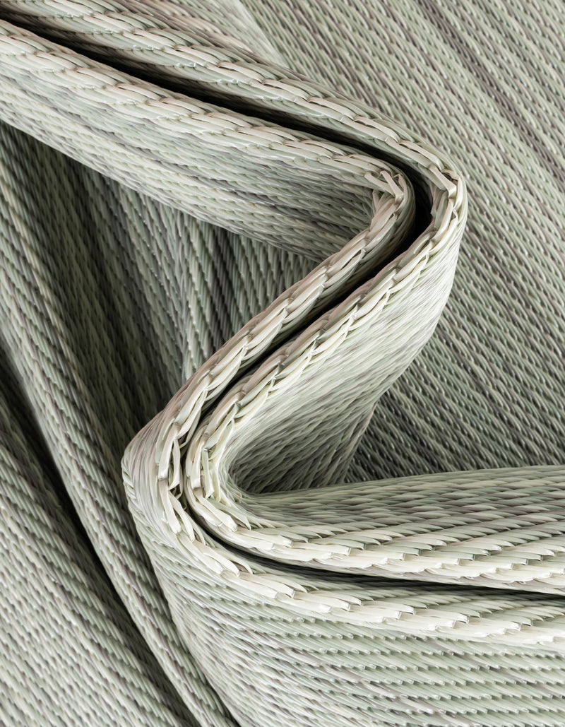 Serene Bay Outdoor Collection Area Rug - Haven Runner Pastel Gray lifestyle 58