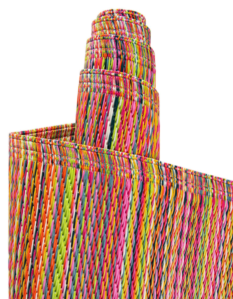 Serene Bay Outdoor Collection Area Rug - Haven Runner Multi lifestyle 74