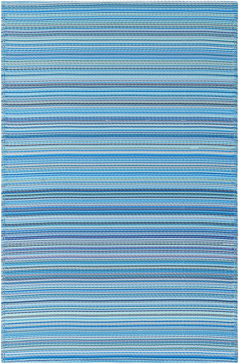 Serene Bay Outdoor Collection Area Rug - Haven Rectangle Blue Main