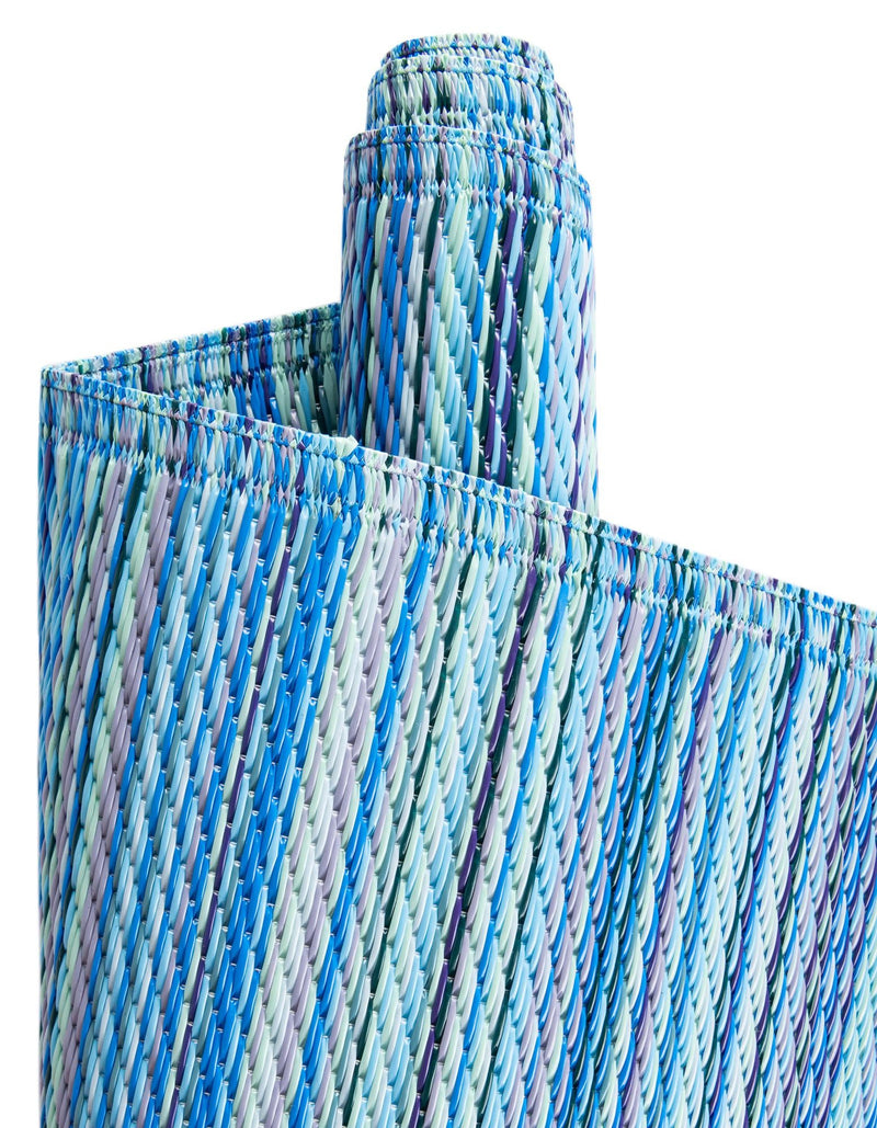 Serene Bay Outdoor Collection Area Rug - Haven Rectangle Blue lifestyle 14