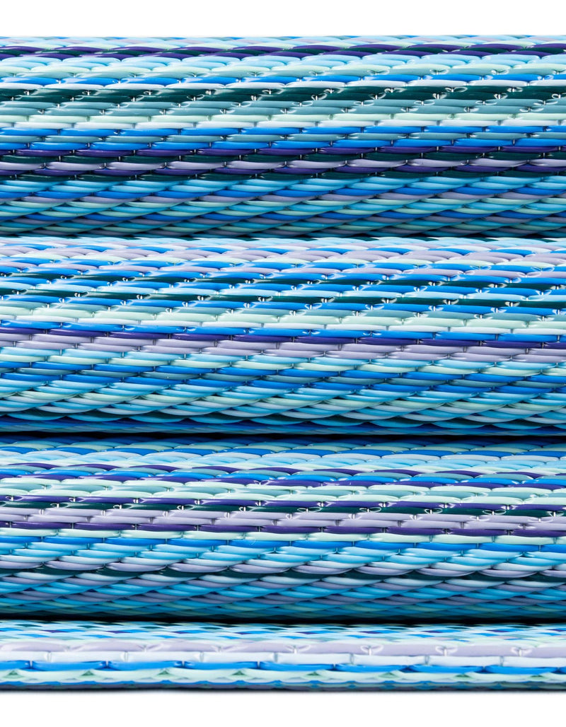 Serene Bay Outdoor Collection Area Rug - Haven Rectangle Blue lifestyle 20