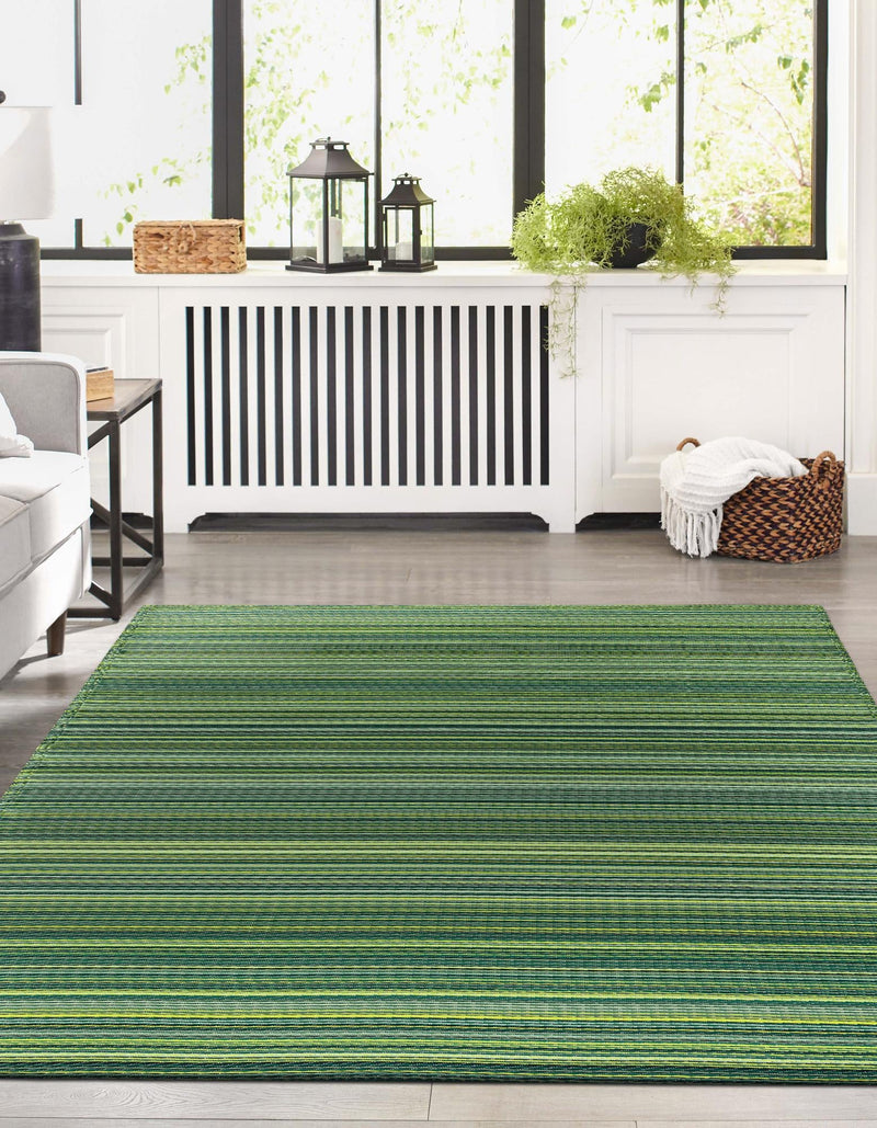 Serene Bay Outdoor Collection Area Rug - Haven Rectangle Green lifestyle 18