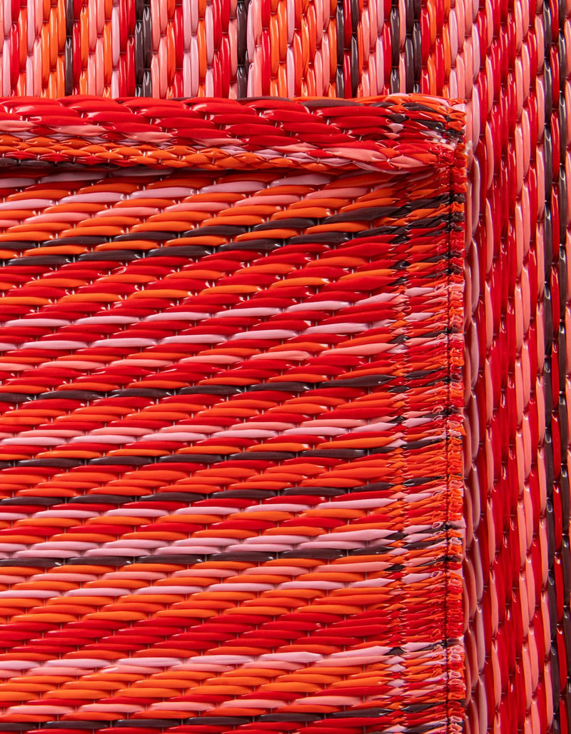 Serene Bay Outdoor Collection Area Rug - Haven Runner Red lifestyle 66