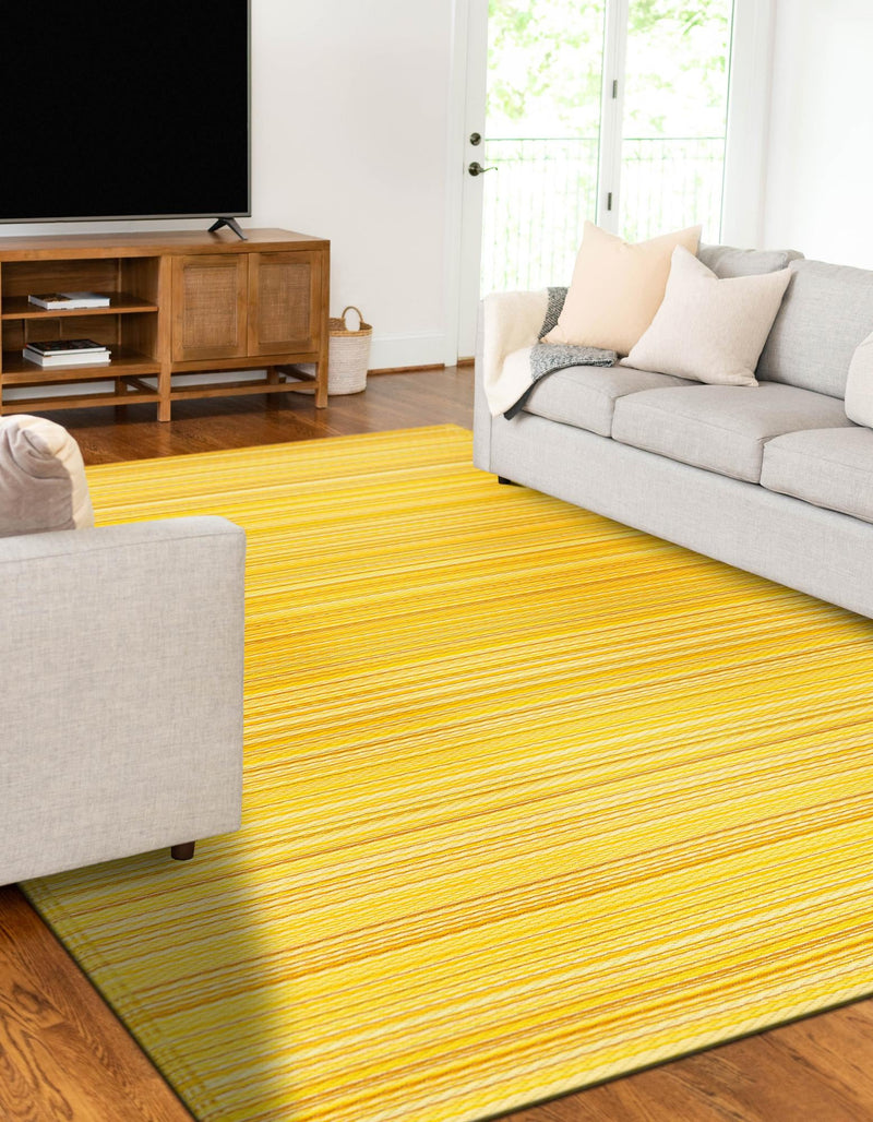 Serene Bay Outdoor Collection Area Rug - Haven Rectangle Yellow lifestyle 10