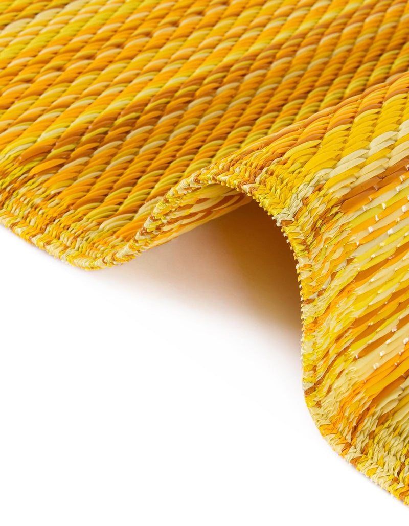 Serene Bay Outdoor Collection Area Rug - Haven Runner Yellow lifestyle 72