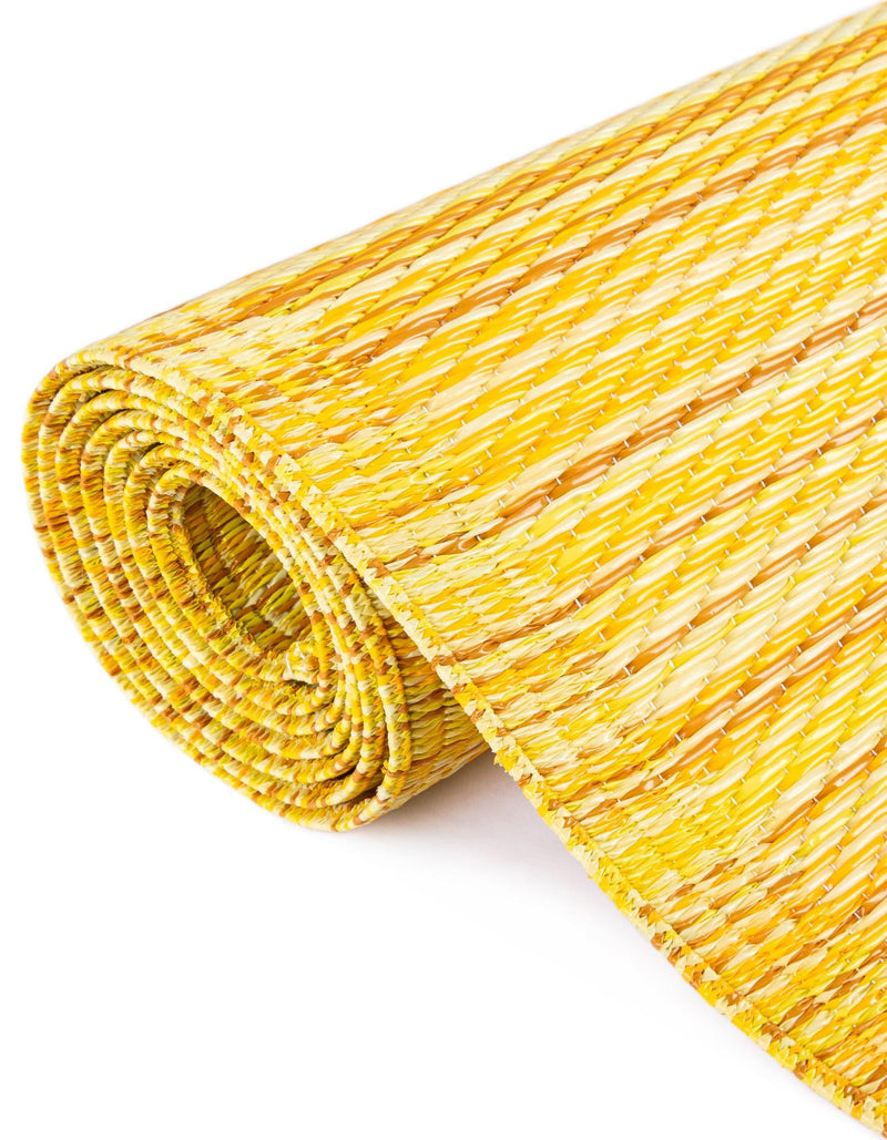 Serene Bay Outdoor Collection Area Rug - Haven Runner Yellow lifestyle 82