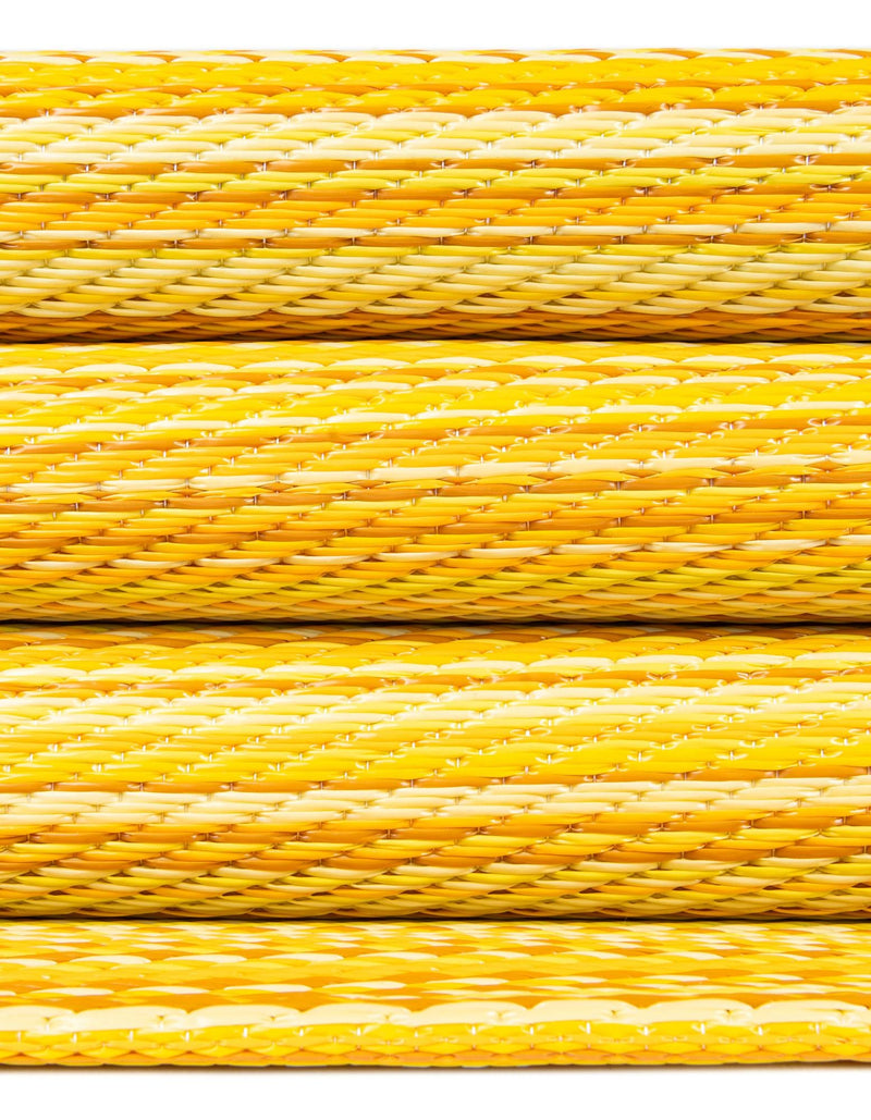 Serene Bay Outdoor Collection Area Rug - Haven Runner Yellow lifestyle 92