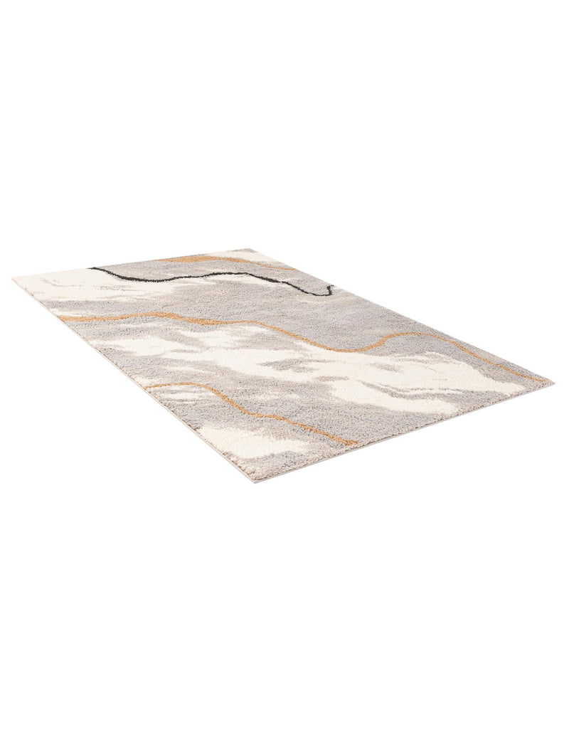 Sienna Collection Area Rug - Tuscany Rectangle Gray and Ivory lifestyle 4