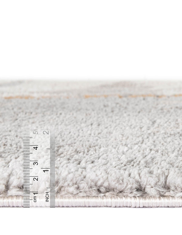 Sienna Collection Area Rug - Tuscany Rectangle Gray and Ivory lifestyle 7