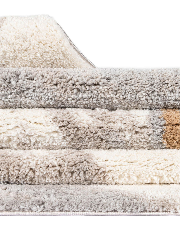 Sienna Collection Area Rug - Tuscany Rectangle Gray and Ivory lifestyle 16