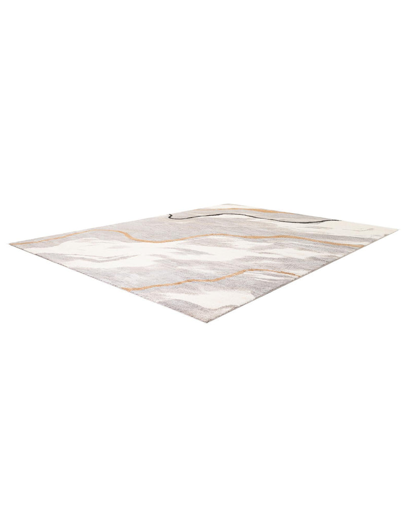 Sienna Collection Area Rug - Tuscany Rectangle Gray and Ivory lifestyle 10