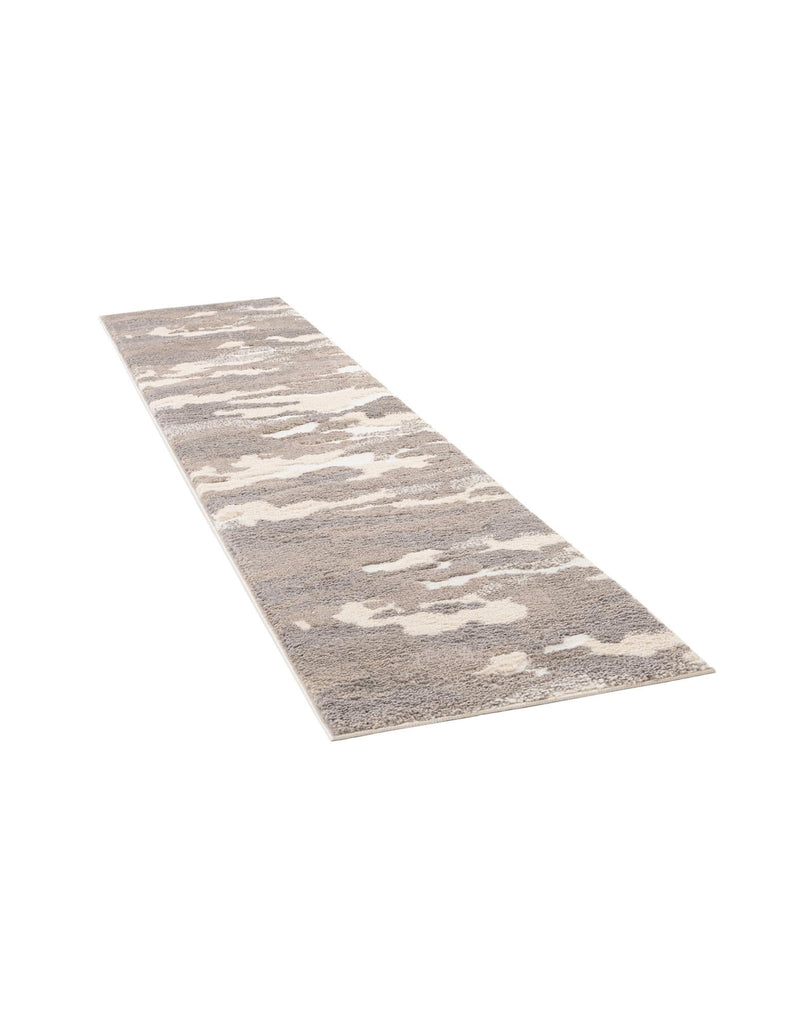 Sienna Collection Area Rug - Veneto Runner Cloud Gray lifestyle 60