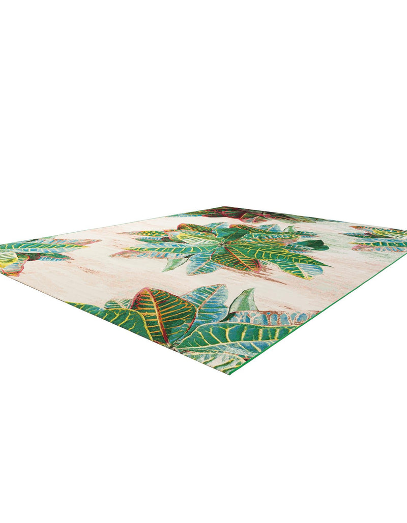 Seaside Blooms Collection Area Rug - Fern Rectangle Multi lifestyle 10