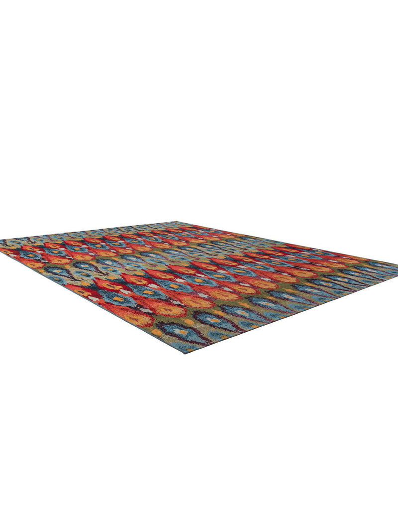 Urban Terrace Collection Area Rug - Compass Rectangle Multi lifestyle 5