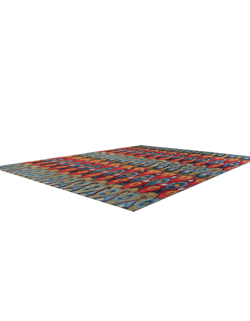 Urban Terrace Collection Area Rug - Compass Rectangle Multi lifestyle 6