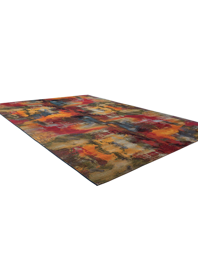 Urban Terrace Collection Area Rug - Atrium Rectangle Multi lifestyle 12