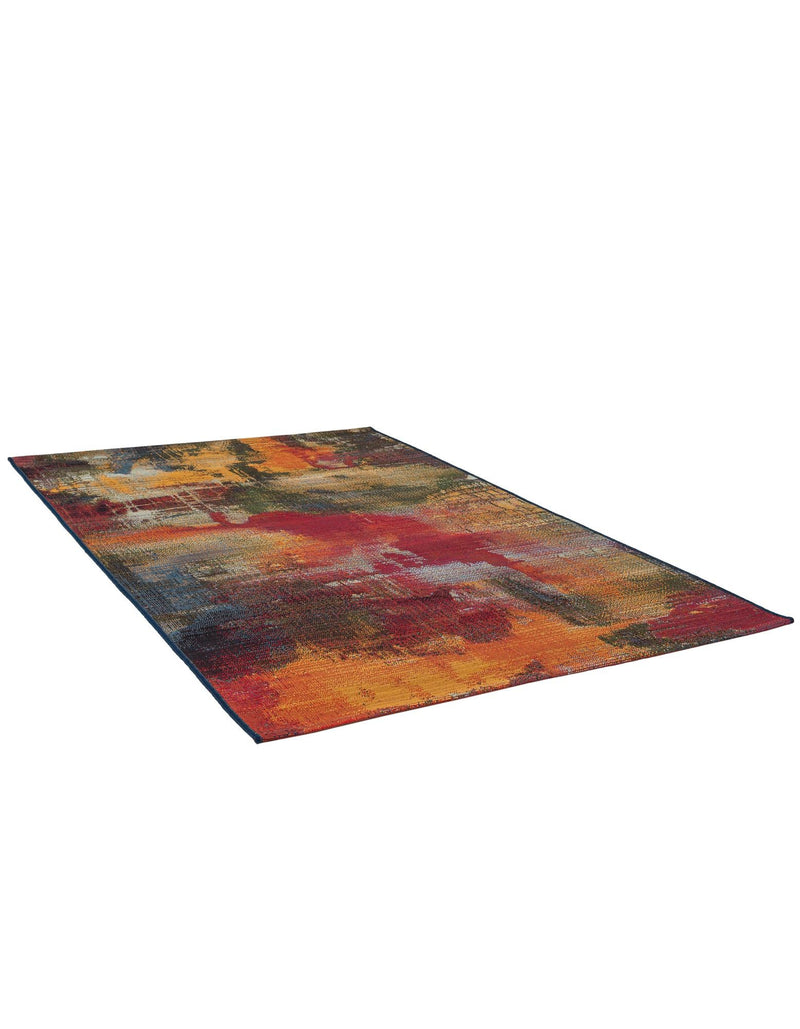 Urban Terrace Collection Area Rug - Atrium Rectangle Multi lifestyle 4