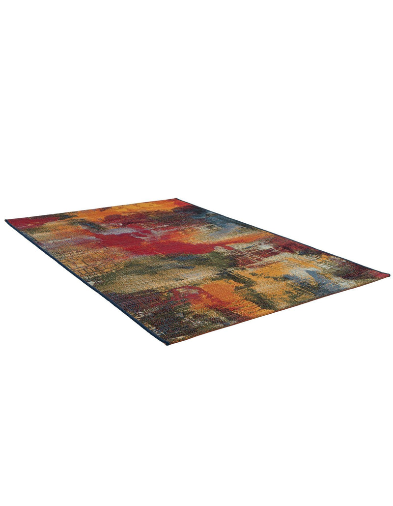 Urban Terrace Collection Area Rug - Atrium Rectangle Multi lifestyle 5