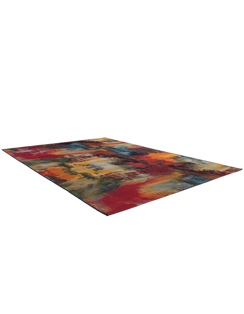 Urban Terrace Collection Area Rug - Atrium Rectangle Multi lifestyle 7