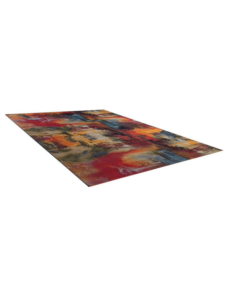 Urban Terrace Collection Area Rug - Atrium Rectangle Multi lifestyle 9