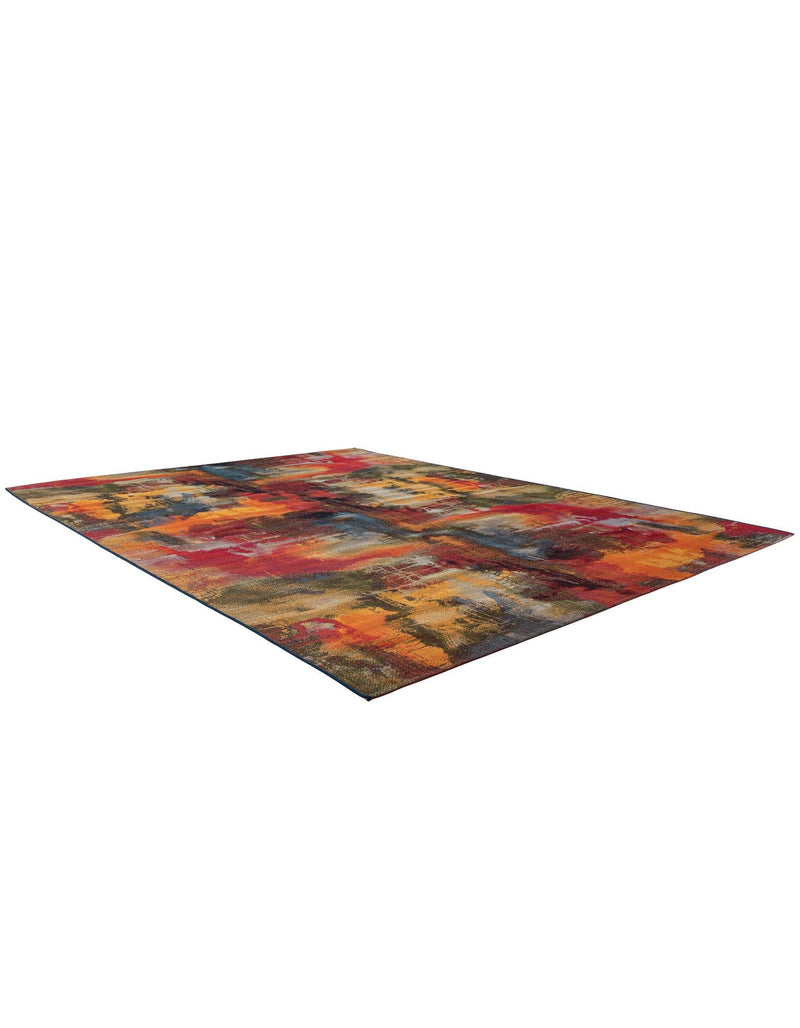 Urban Terrace Collection Area Rug - Atrium Rectangle Multi lifestyle 14